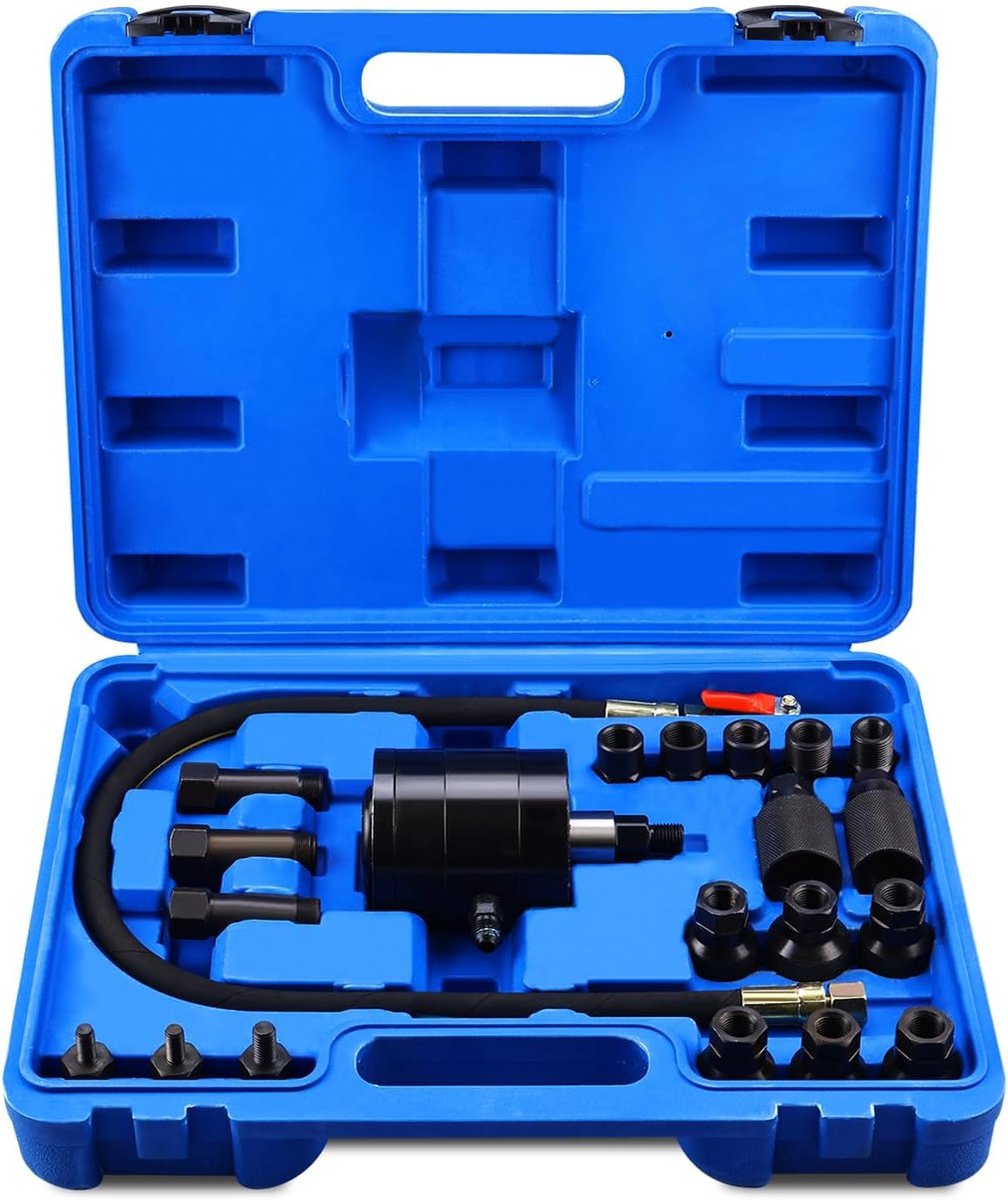 Injector Trekker Set - Pneumatische Injector Tool - Motoronderhoud - Krachtige Luchtdruk Werking - 40x32x10cm