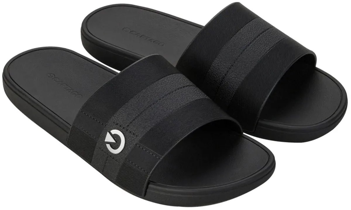 Cartago Atlanta Slippers - Heren synthetische slippers - Black