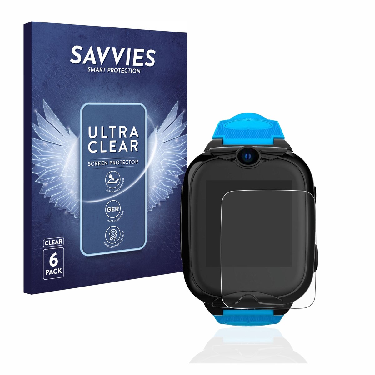 Savvies - Screenprotector voor Xplora XGO2 - Folie Beschermfolie transparant 6 Stuks