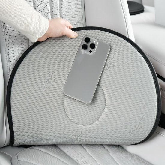 Draaikussen voor in de Auto - 360° Draaibaar Auto Zitkussen - Draaikussen Autostoelzitting - Instaphulp Auto - Uitstaphulp Auto - Antislip Basis - Zwart van Merkloos — afbeelding 4
