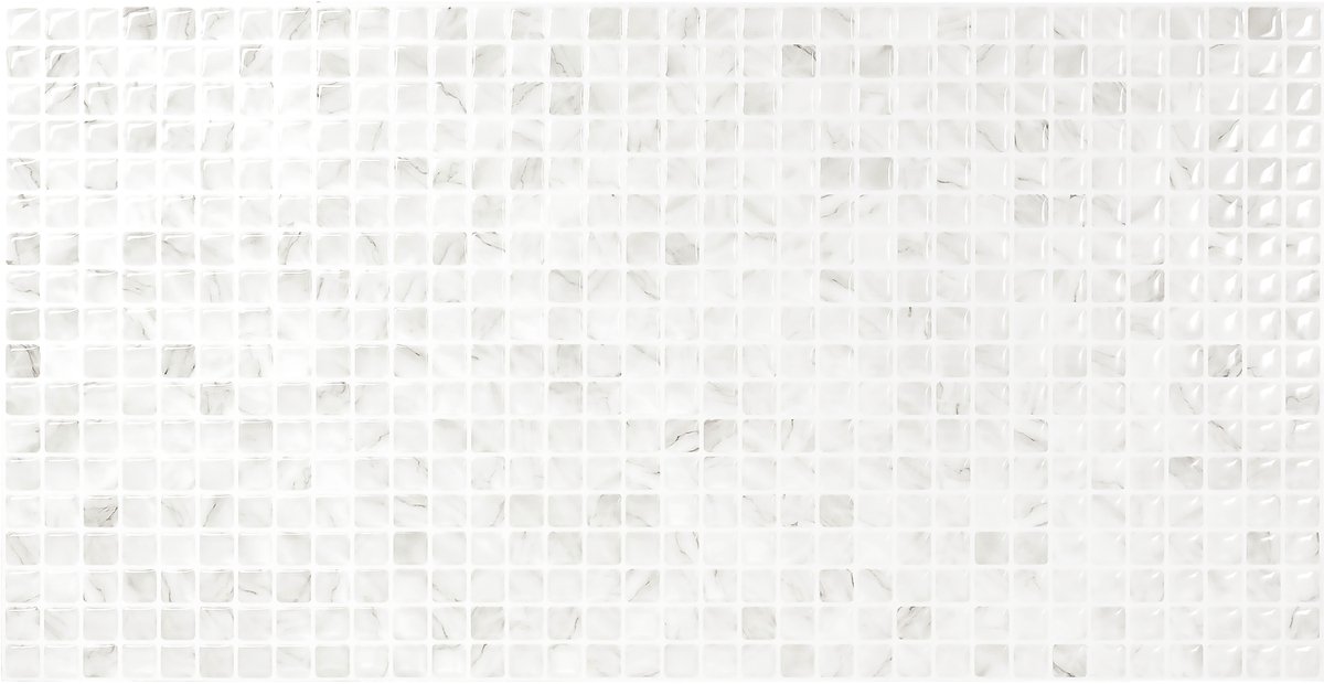 Smart Tiles Zelfklevende keuken achterwand voor keuken en badkamer Blok wit marmer 2 57,30cm x 29,41cm