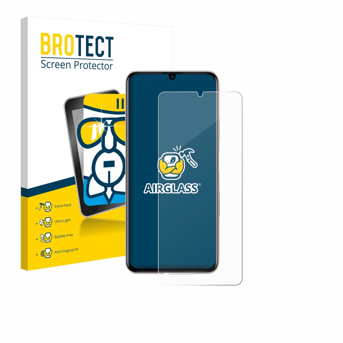 Screenprotector voor Huawei Nova Y71 Beschermglas transparant