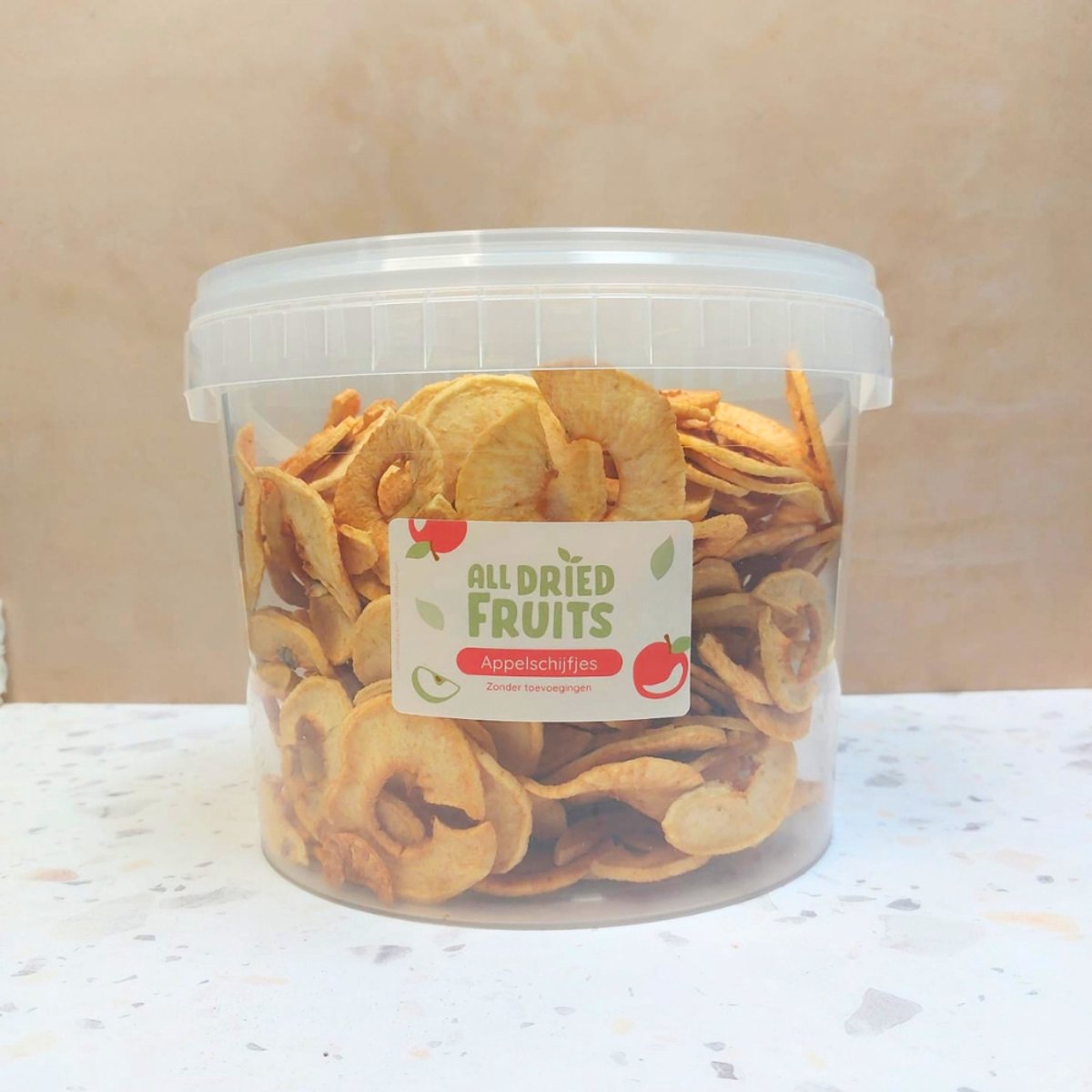 All Dried Fruits - Gedroogde appelschijfjes - 500 gram