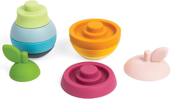 BigJigs - Stapelbare Appel en Peer - Stapelspeelgoed - Vanaf 12 maanden van Bigjigs — afbeelding 3