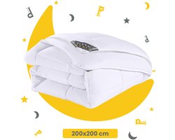 Sleep Comfy - Hotel Kwaliteit 4 Seizoenen Dekbed | 200x200 cm - Anti Allergie Dekbed Met Twee Delen - 3 in 1 Dekbed - Comfort & Ademend - Eenpersoons Dekbed- Zomerdekbed & Winterdekbed