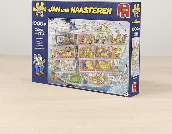 Jan van Haasteren - Cruiseschip - 1000 stukjes puzzel - Legpuzzel