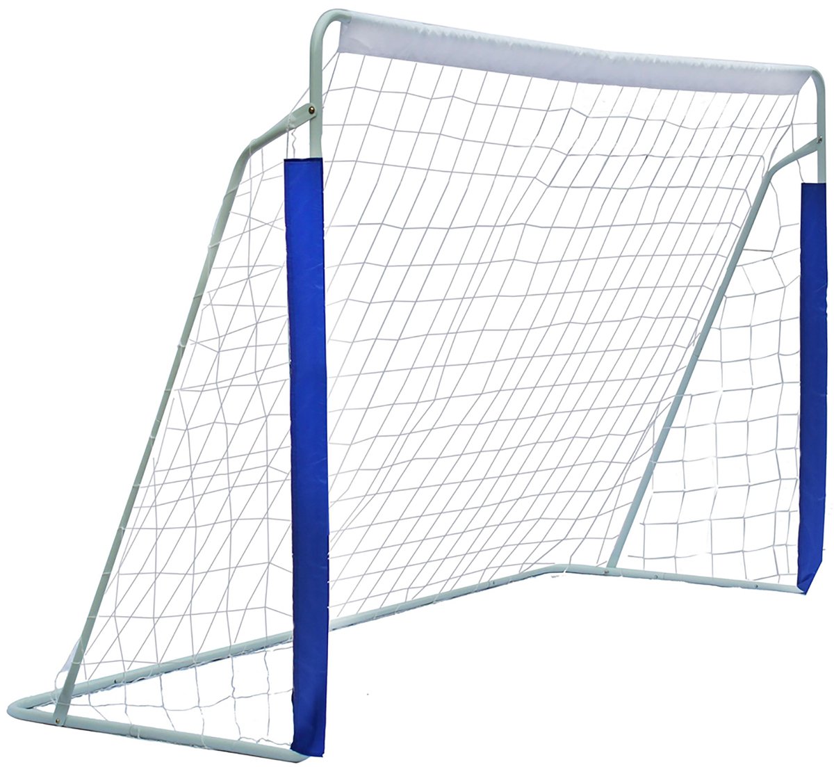 Voetbaldoel 244x152x91 cm – Inklapbaar met Draagtas – Stevig Stalen Frame & Nylon Net – Voor Jeugd, Volwassenen & Sporters – Blauw