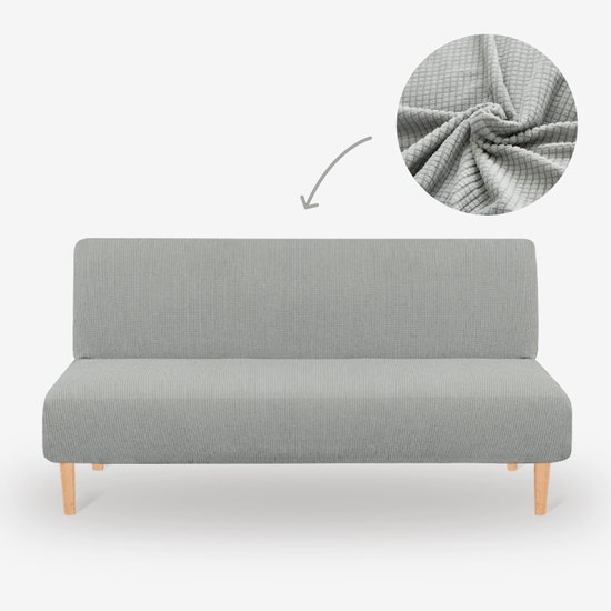 ECOMMERC3 Bankhoes voor 2-zits, 120 x 220 cm, bankeffect, kleur: osc-grijs, eenvoudige installatie, verstelbaar