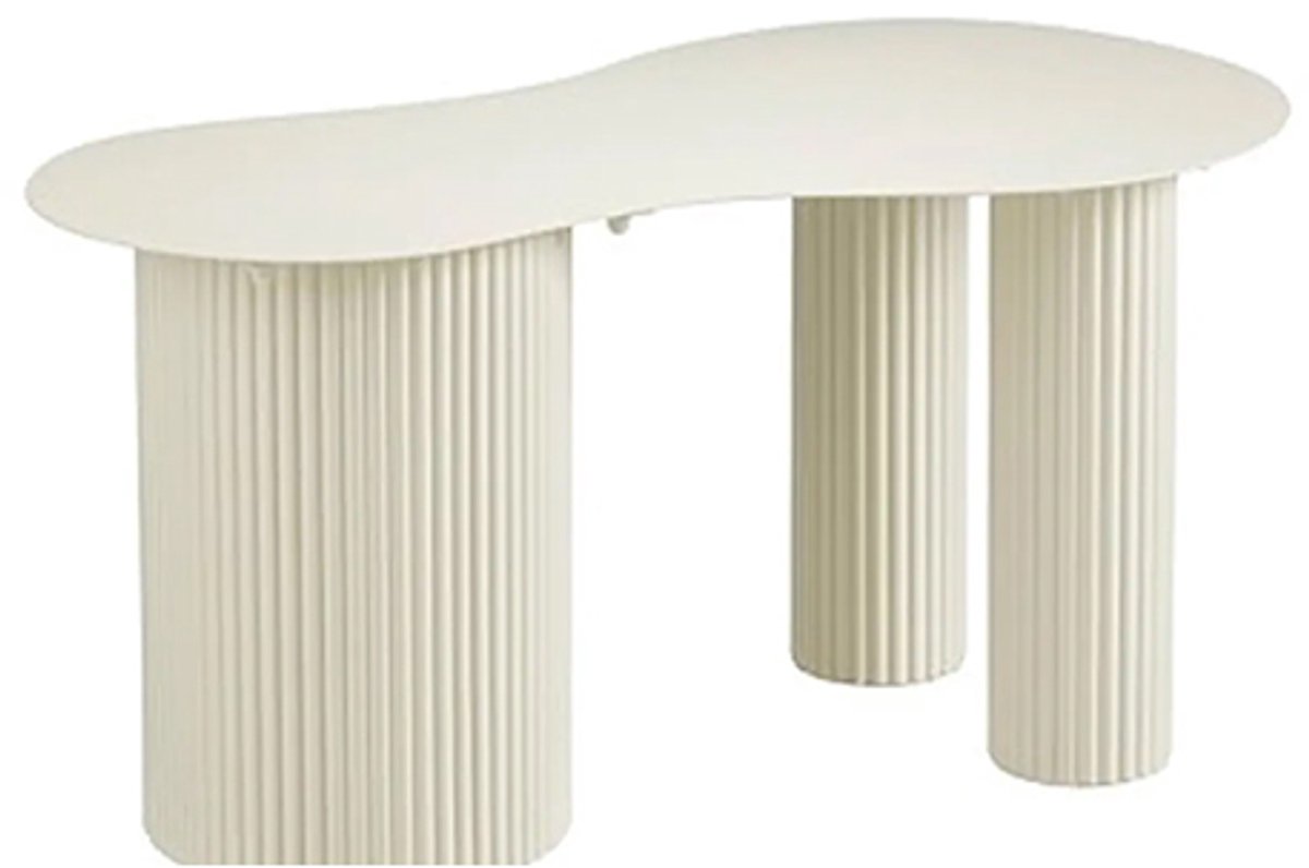 Mica Decorations Bijzettafel lux d80h40cm off white