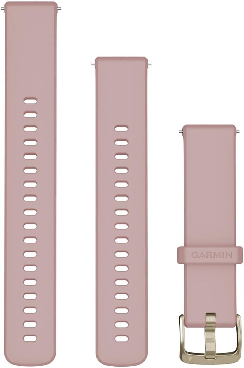 Garmin Siliconen bandje - Garmin 18 mm aansluiting - Dusty Rose