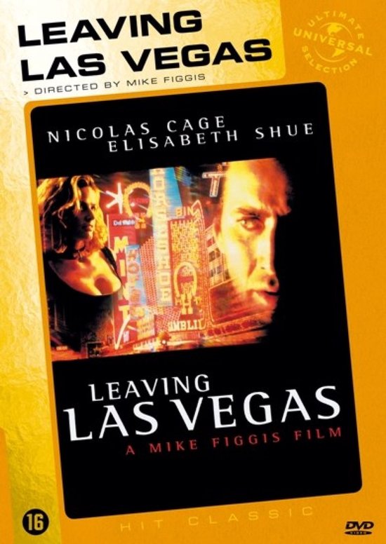 DVD-hoes met Nicolas Cage en Elisabeth Shue, met Las Vegas neonreclames op de achtergrond.