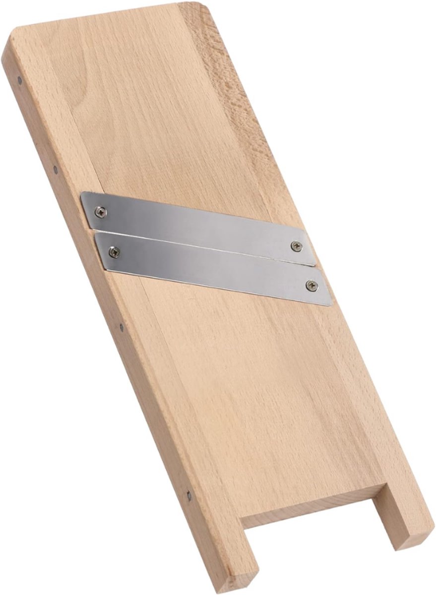 Wortelrasp - Rasp - Groenteschaaf - RVS Messen - 2 Messen - Hout