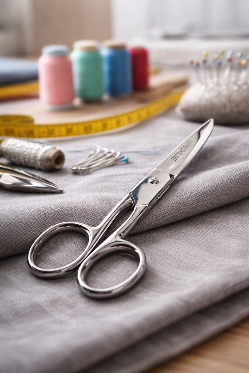 Belux Surgical Instruments – Stoffenschaar 5” (12,7 cm) – Precisie Naaischaar – RVS – Voor Stof, Draad & Hobby
