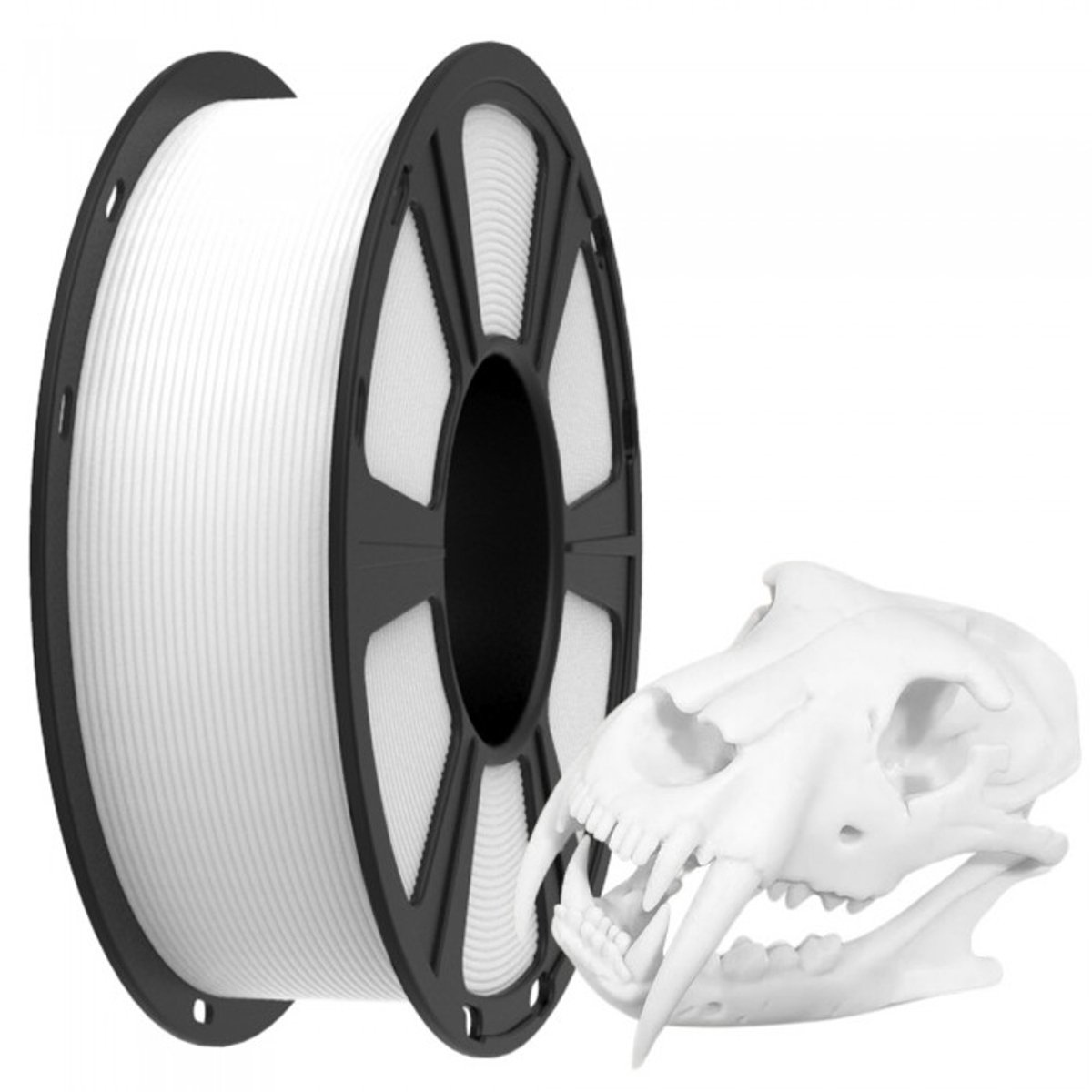 GEEETECH Filament PLA White/Wit 1.75mm 1kg 3D Printer Filament