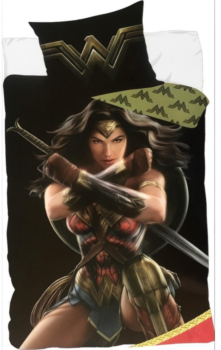 Wonder woman - Dekbedovertrek - 140x200 Cm - Eenpersoons - Meisje