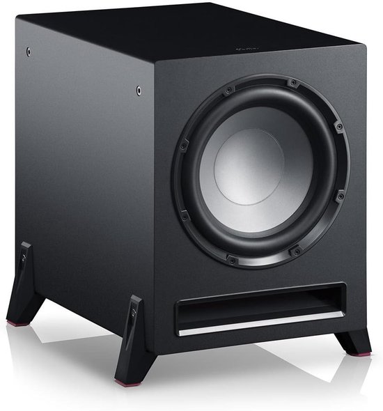 Krachtige Subwoofer - Diepe Bas - Home Cinema - Frontfire Downfire Mogelijk - 25cm Driver - Zwart — afbeelding 3