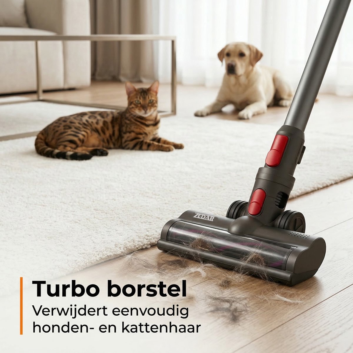 Zedar S600+ Steelstofzuiger draadloos met 4 verschillende - afbeelding 3