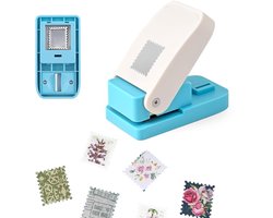 Postzegelperforator - snijmes - vierkante perforator -- Geschikt voor het maken van plakboeken, kaarten en DIY-cadeaulabels - vierkante perforator voor papierkunst