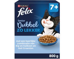 Felix Dubbel Zo Lekker Senior - Kip & Kalkoen - 5 x 800g