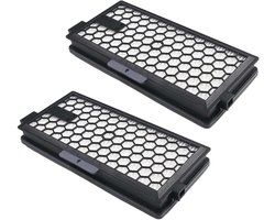 2x Actieve Hepa Vervang Filter Set Geschikt Voor Miele Classic Compact C1 Complete C2/C3 - Stofzuigerfilter