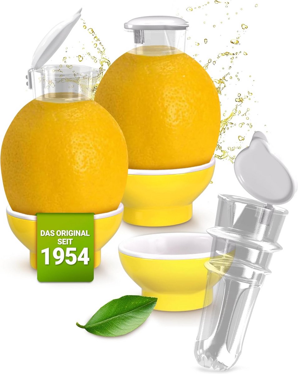 Citrus Uitgiet Hulp - Sap Gieten Tool - Fruitsap Tappen - Praktisch Ontwerp - Geel