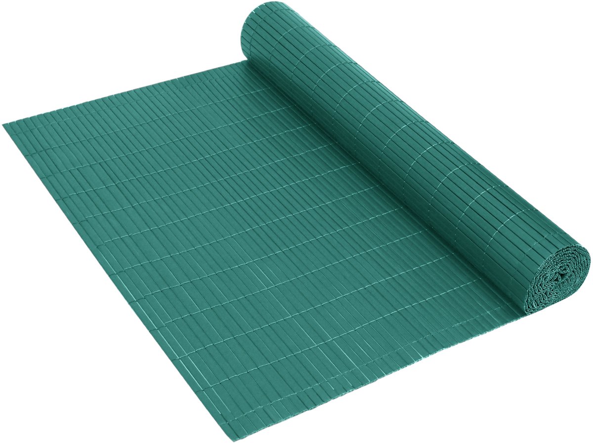 PVC Zichtschermmat - 180x500 cm - Balkon Zichtscherm - Hek - Met Kabelbinders - Zichtschutting - Balkonzichtscherm - Windscherm - Waterdicht - Zonder boren - Voor Tuin En Terras - Groen - NAIZY