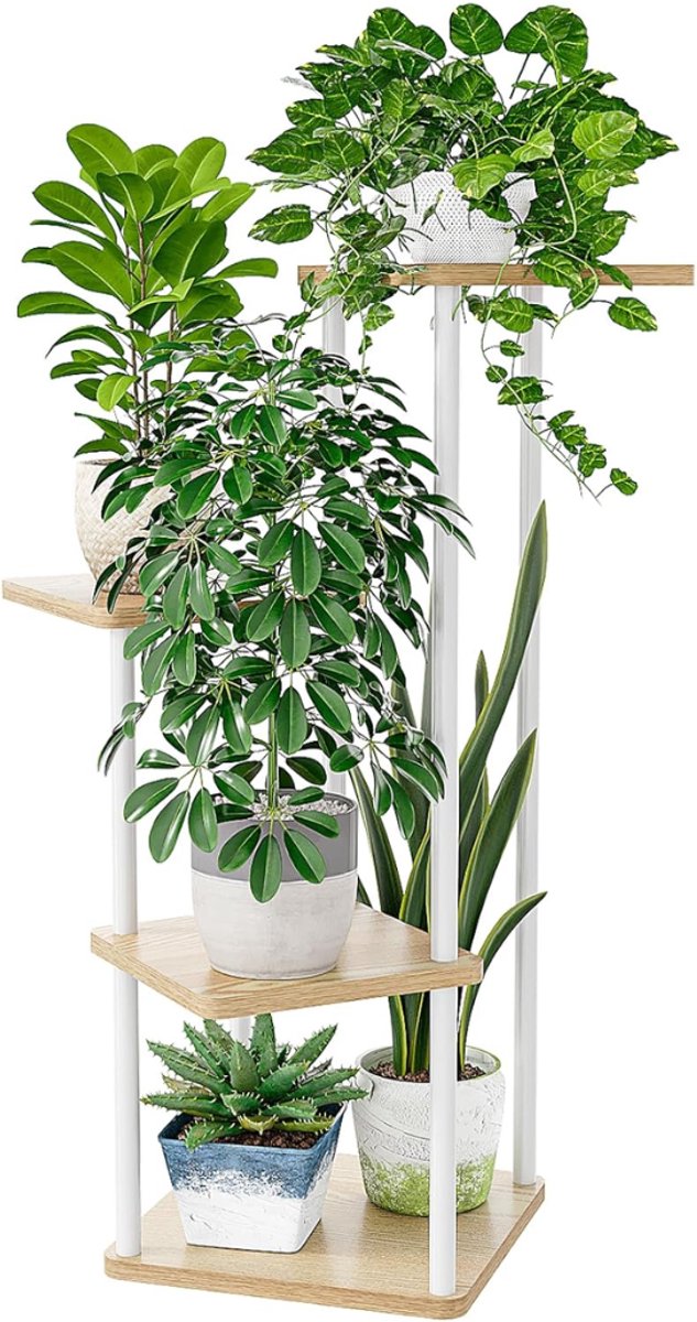 VH Supplies®Plantentafel - Bloementafel - Bijzettafel - 80 cm hoog