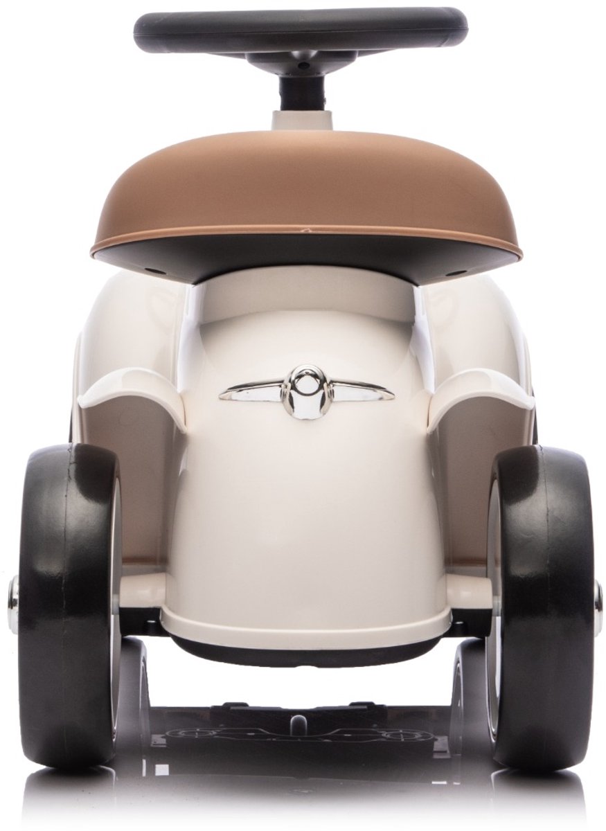 Eco Toys - Retro Loopauto - Wit - Met Claxon & Opbergruimte - Lekvrije EVA Banden - Vanaf 18 Maanden - Max. 25 kg — afbeelding 8