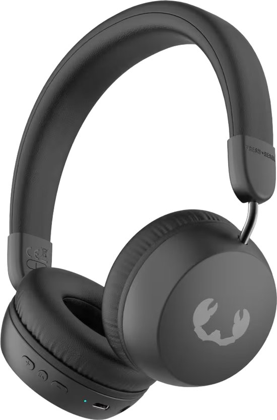 Fresh ’n Rebel Draadloze Koptelefoon Bluetooth 6.0 Over-ear Headset 65u Batterij Opvouwbaar Zwart