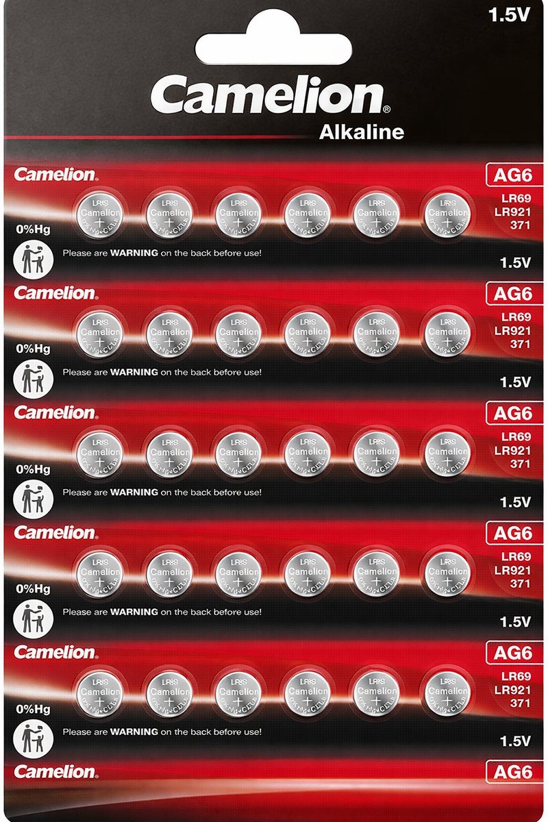 Camelion Alkaline AG6 1,5V blister 40