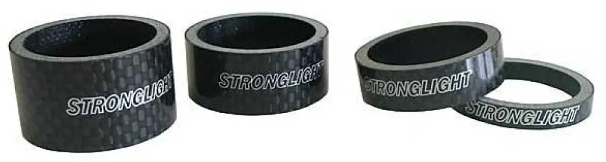 Stronglight 1 1/8´´ Headset-afstandhouder 4 Eenheden Zilver