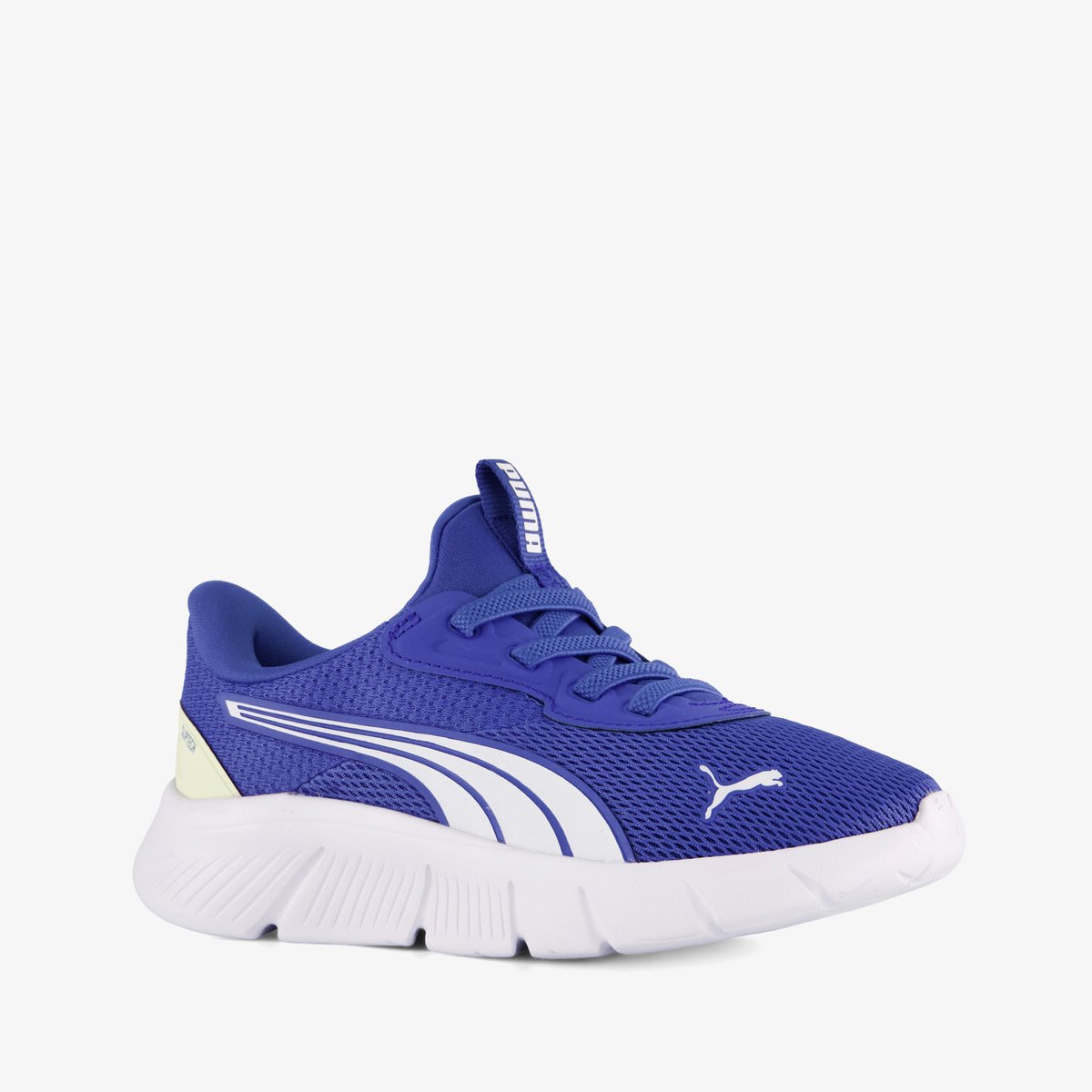 PUMA Flexfocus SlipTech PS kinder sneakers – Uitneembare zool Blauw