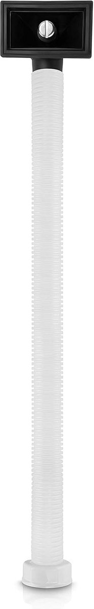 Sifon Gootsteen - Overloopset Spoel - Afvoer Aansluiten - Complete Set - 400 mm - Wit