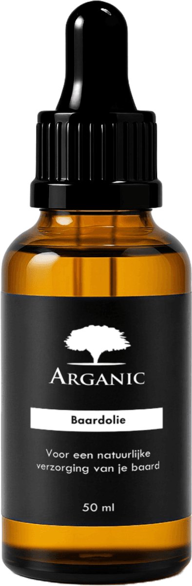 Arganic Baardolie - 50 ml - Natuurlijke Baardverzorging - Voor Zachte, Gezonde Baard & Glans