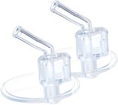 Pailles en Siliconen pour Thermos- Set de 2 pailles de rechange pour bouteille | Convient aux Gourdes Thermos de 350 ml/12 et 500 ml