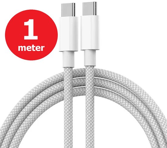 USB-C naar USB-C Kabel 100W Snellad...