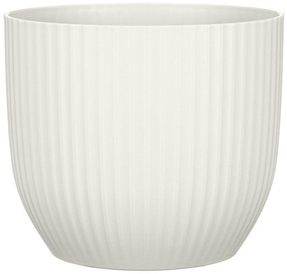Ronde bloempot - DEROMA - 231 - 7 l - Ø 24 cm - Wit