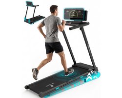 TibaGoods loopband 1-12 km/u - Belastbaar gewicht 130kg - Loopbanden voor thuis - Loopband inklapbaar - Wandelband - Walking pad - Inclusief digitale display