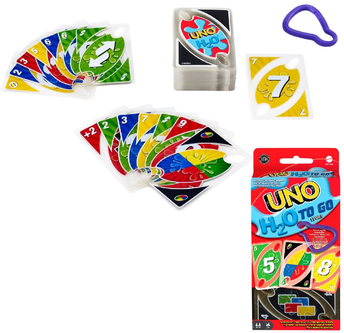 Mattel Games Uno H2O To Go - Kaartspel — afbeelding 11