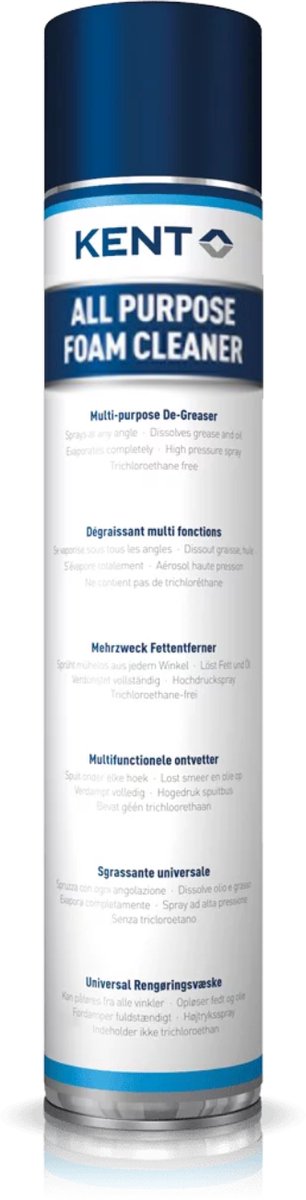Kent - Foam Cleaner - Actieve schuimreiniger - Universeel reiniger - Grote spuitbus 750ml