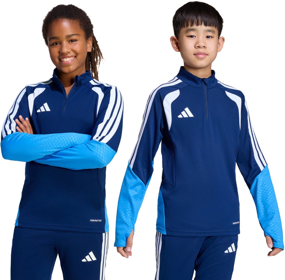 adidas Tiro 26 Competition Trainingstop Kinderen Blauw - Maat 140cm