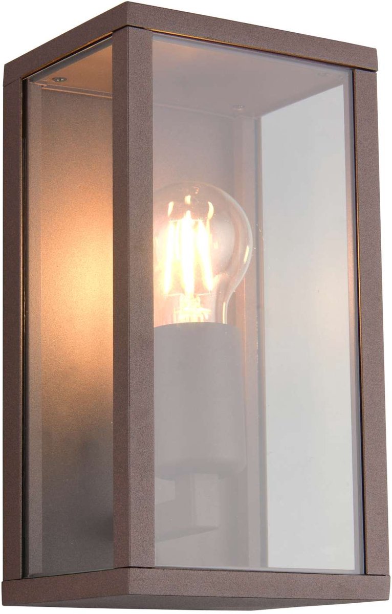 TRIO GARONNE - Wandlamp - Roestkleur - excl. 1x E27 4 W - Wandmontage - Buitenverlichting - IP44