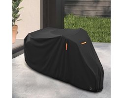 Driewielerhoes Volwassenen - Waterdichte Beschermhoes - Buitenstalling Fiets - Reflecterende Strips - 75x30x44 Inch - Zwart