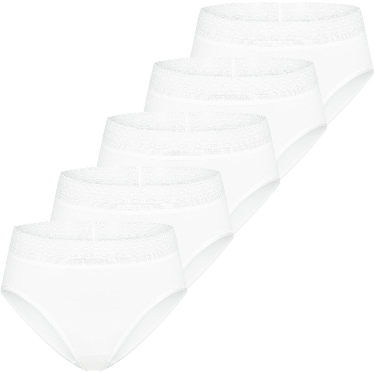 Mey Dames taille pants 5 pack Modal Lace