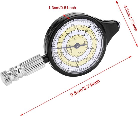 Duurzame en lichtgewicht kaartmeter voor outdoor activiteiten met een robuuste plastic behuizing en nauwkeurige metingen — afbeelding 3