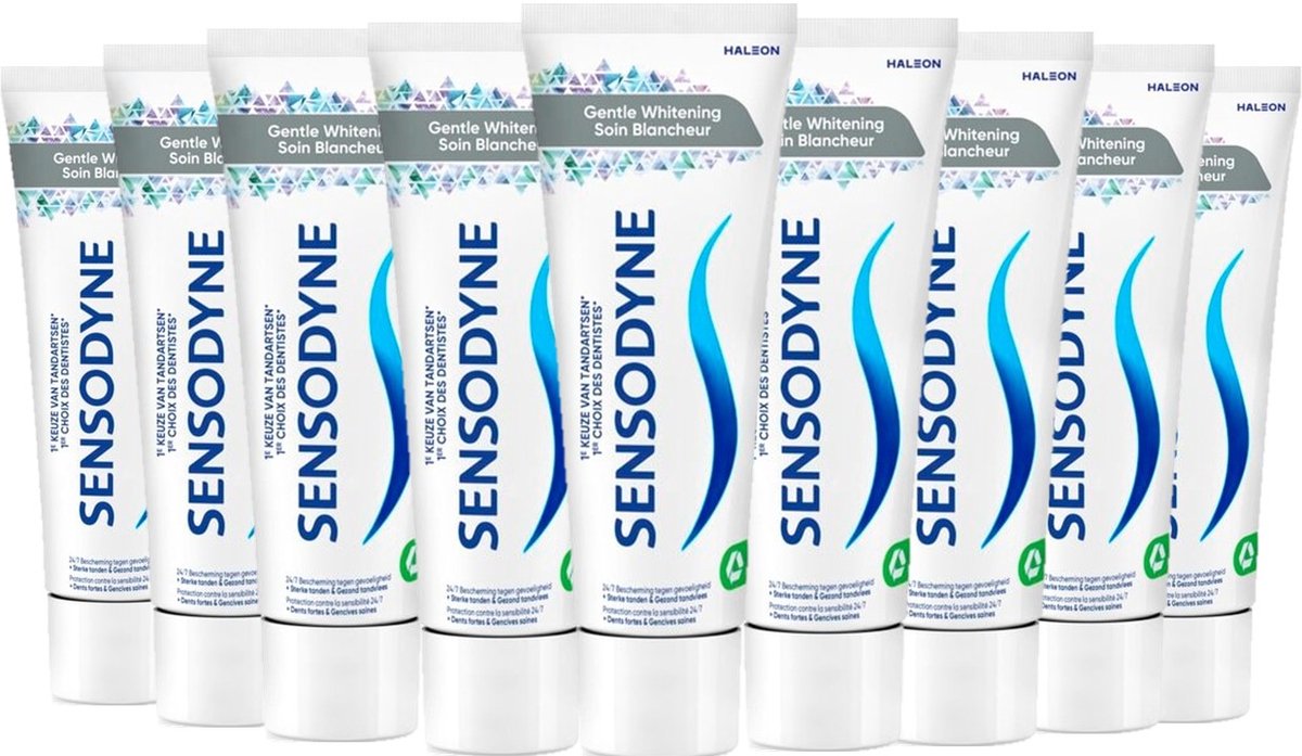 Sensodyne Tandpasta - Gentle Whitening - 9 x 75 ml Voordeelverpakking