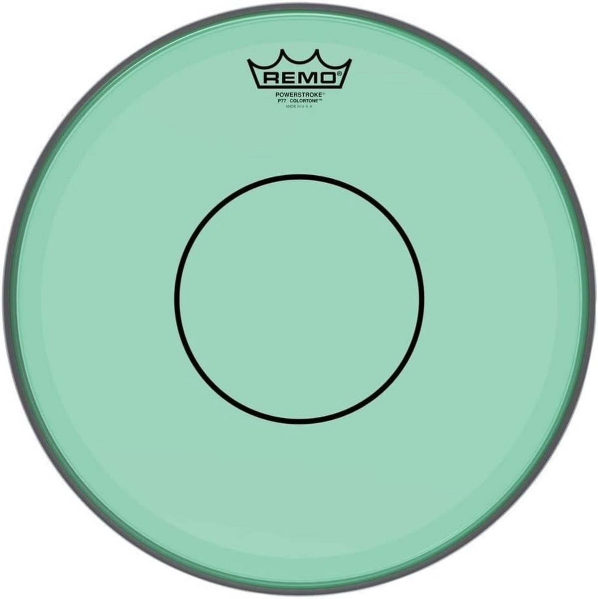 Drumvel Powerstroke 77 - Drumkop - Drumstel - Colortone Groen - 14 inch