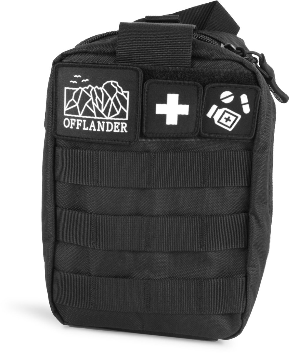 OFFLANDER - EHBO-kit - Tactische Tas - Molle Systeem - Zwart