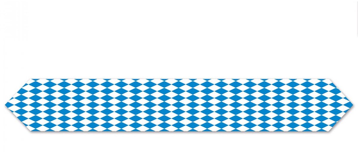 Tafelloper Oktoberfest/Bierfeest - Beieren tafelloper - 183 cm - tafel decoratie