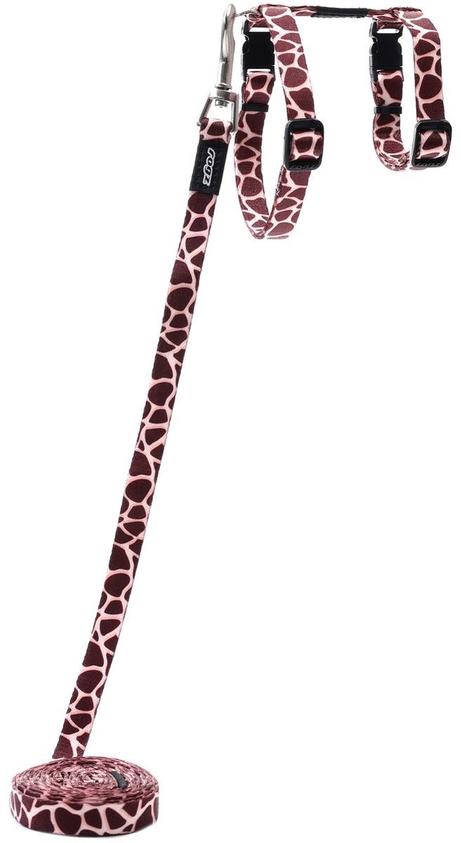 Rogz Fusioncat Tuig En Lijn - Kattentuig - Giraffe S